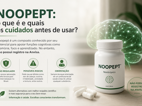 card com informacoes tecnicas sobre o noopept