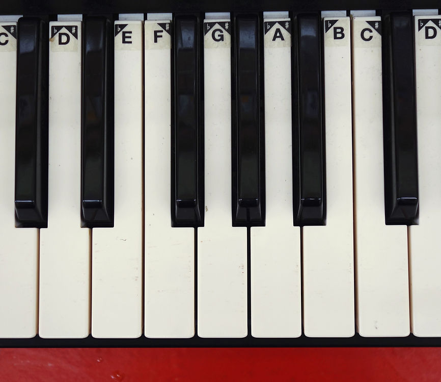 Piano keyboards