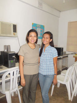 Ma'am Jaseel with her CT Ma'am Nancy