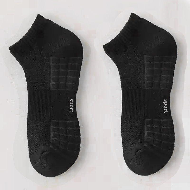 Miniatura: Men's Thick Bottom Sweat Absorbing and Breathable Sports Socks with Bottom Cushi