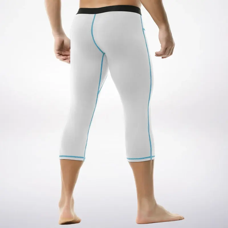 Thumbnail: Long Johns men's leggings autumn and winter thin tight flannel pants plus fat si