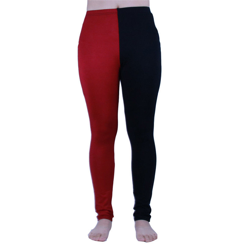Thumbnail: 2026 Leggings For Women Two Toned White Red Blue Black Split Color Modal Cotton 