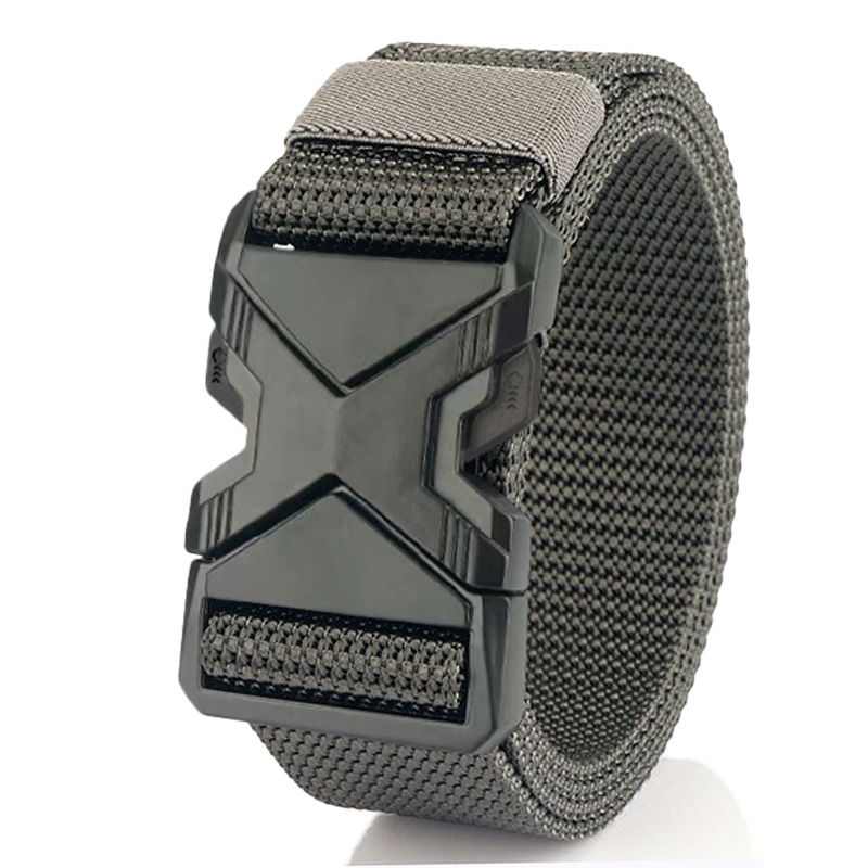 Thumbnail: The New Men's 125cm Buckle Belt Nylon Braided Lightweight Breathable Daily Commu