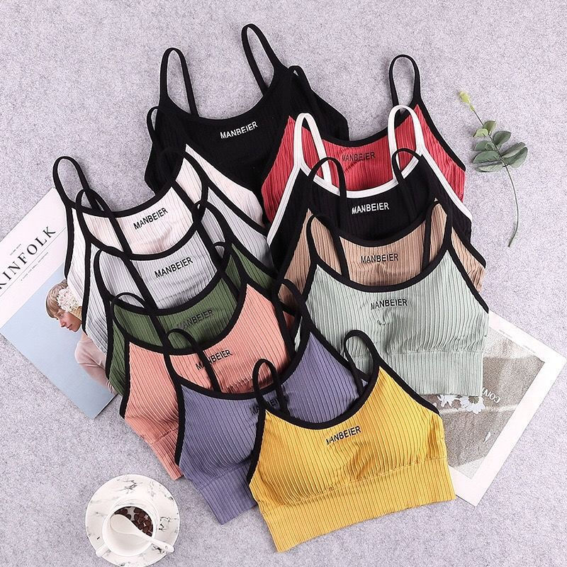 New Sports Bra For Women Gym Sexy Crop Top Bra Women Cotton Underwear Soft Comfo
