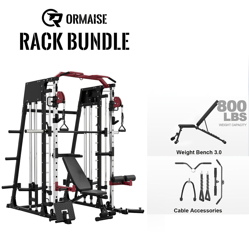Thumbnail: All-in-1 Smith Machine Home Gym, 2200lbs Sturdy Frame Construction, LAT-Pull Dow