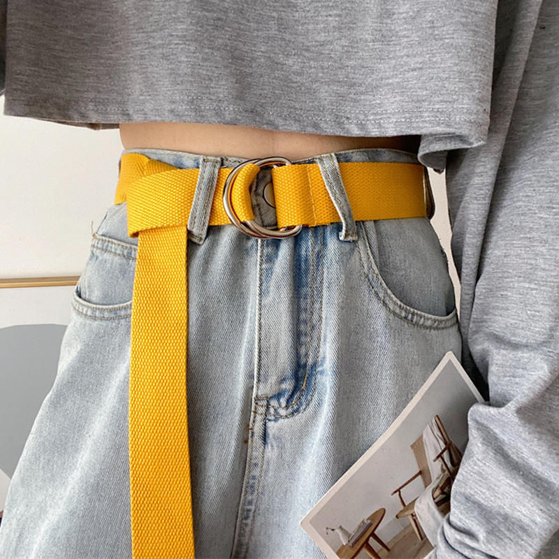 Miniatura: Belt for Men Women Universal Double Buckle Multifunctional Belts Unisex Fashion 