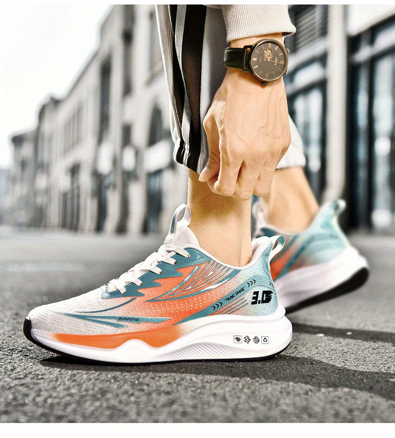 Thumbnail: Men's road running shoes, tennis shoes, anti slip casual gym, lightweight and br