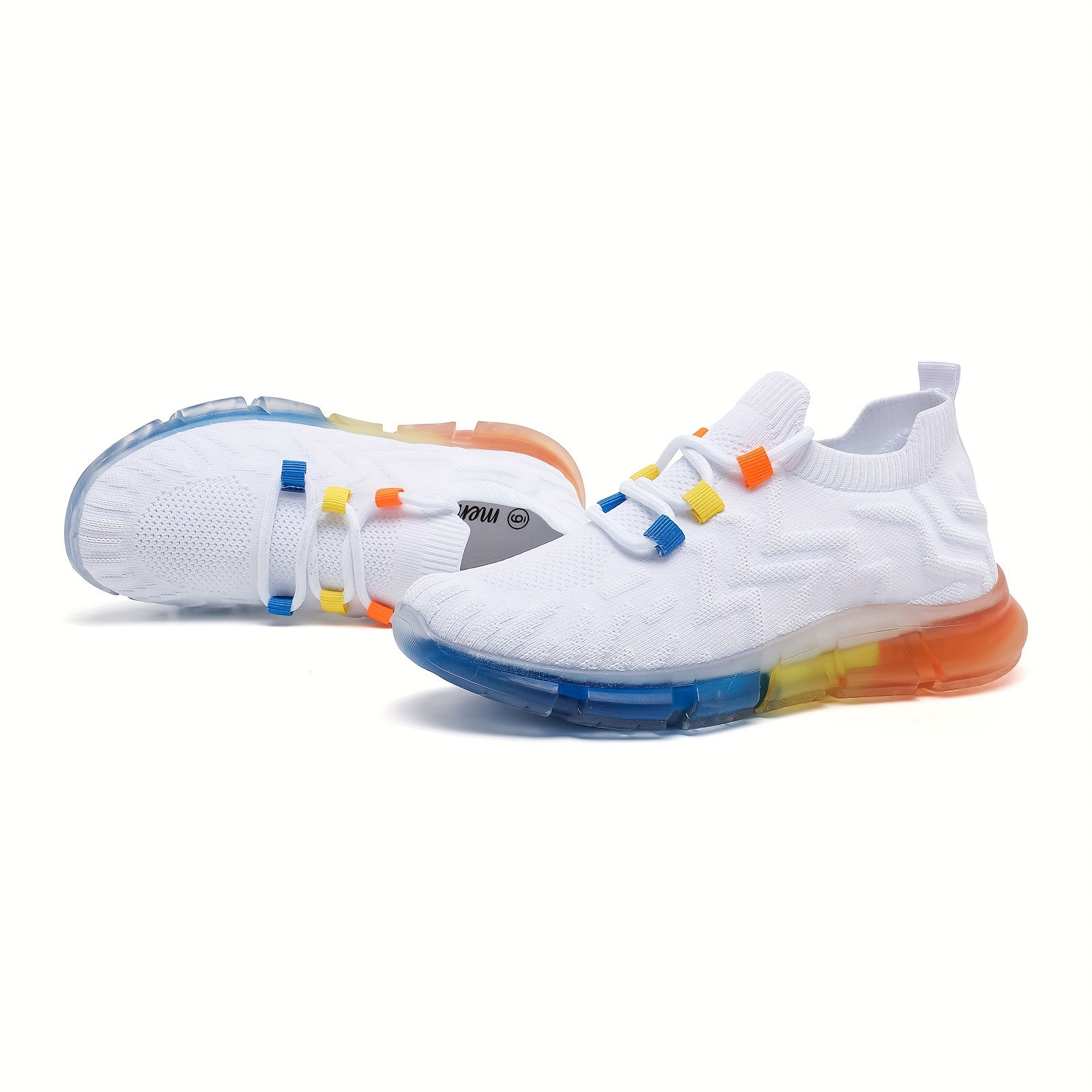 Women's Sports Shoes Rainbow Jelly Soles Sneakers Breathable Running/Walking Fas