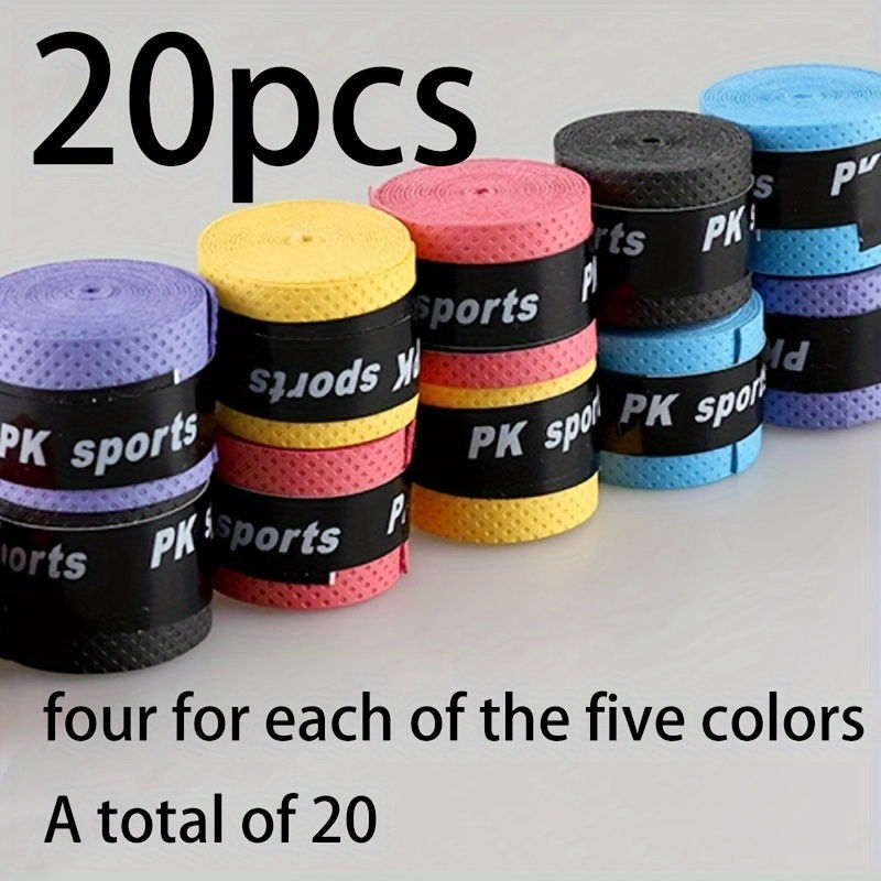 Thumbnail: Portable Durable Anti-Slip PU Grip Tape for Badminton Rackets, Tennis Rackets, a