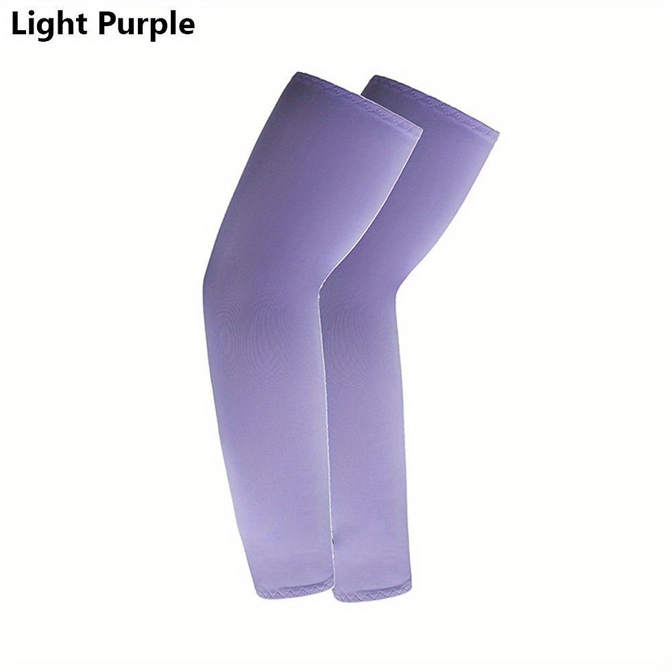 Thumbnail: 2pcs Arm Sleeves - Warm, Cooling, Sports Sleeve Hand Covers for Running, Fishing