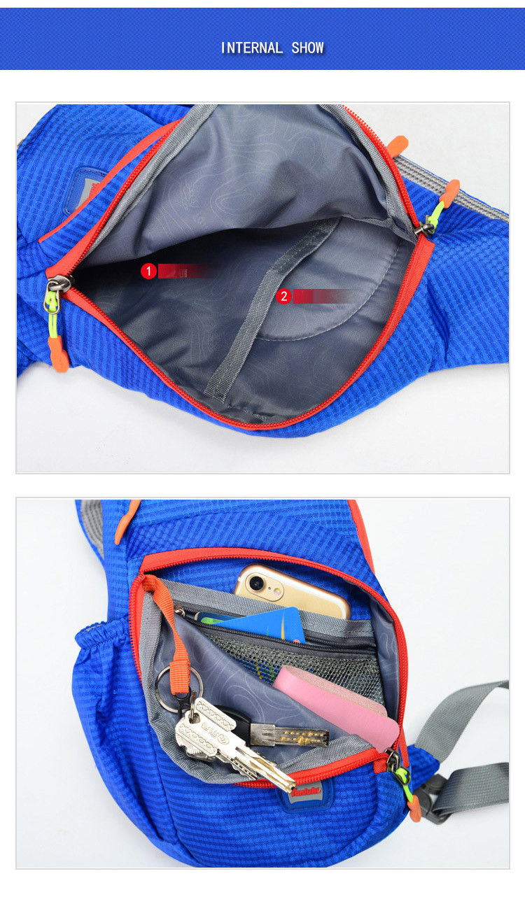 Thumbnail: Nylon Shoulder Bag Crossbody Chest Bag for Men and Women, Casual Sports Water Bo