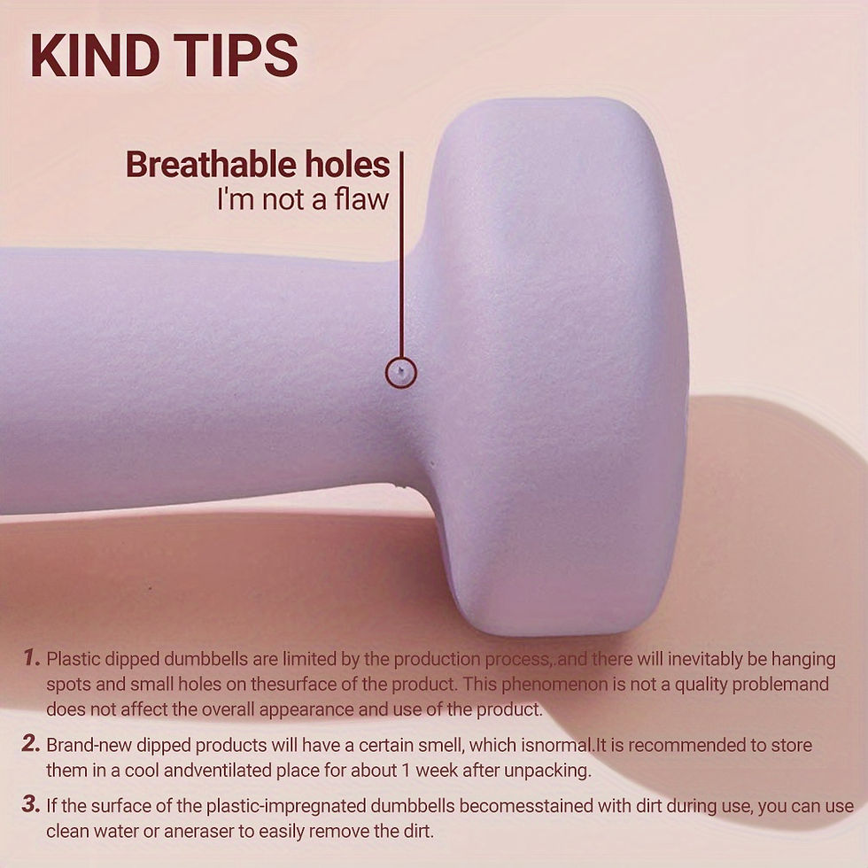 Thumbnail: PINJIAN 2pcs Basic Easy Grip Exercises - Exercise Dumbbells, Neoprene Coated, Va