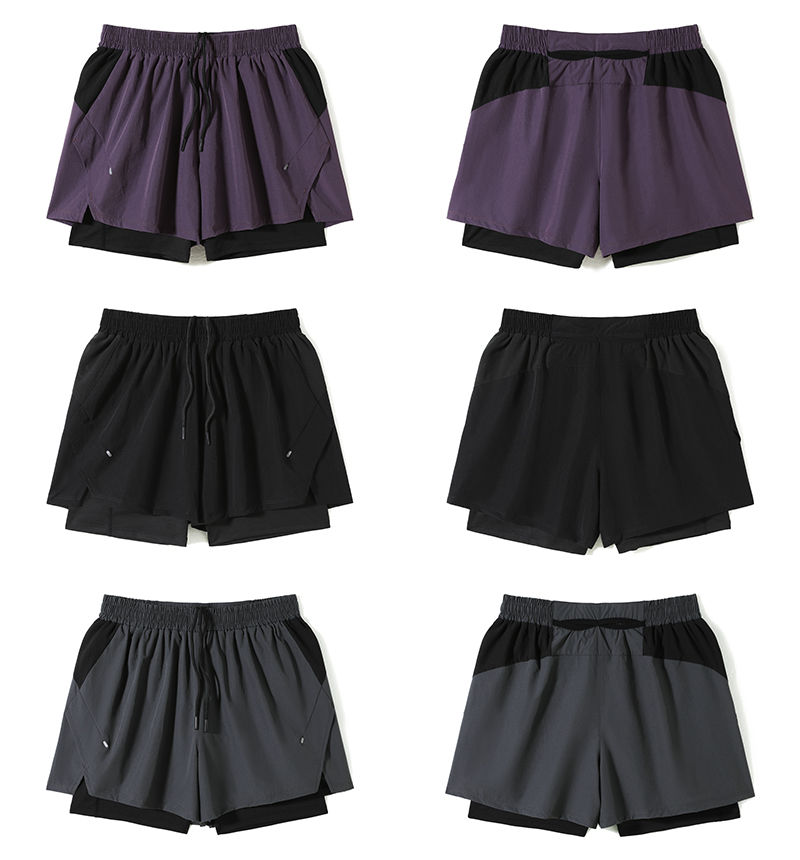 Thumbnail: Men's Running Shorts Gym Sports Fitness Training Jogging Sportswear Breathable Q