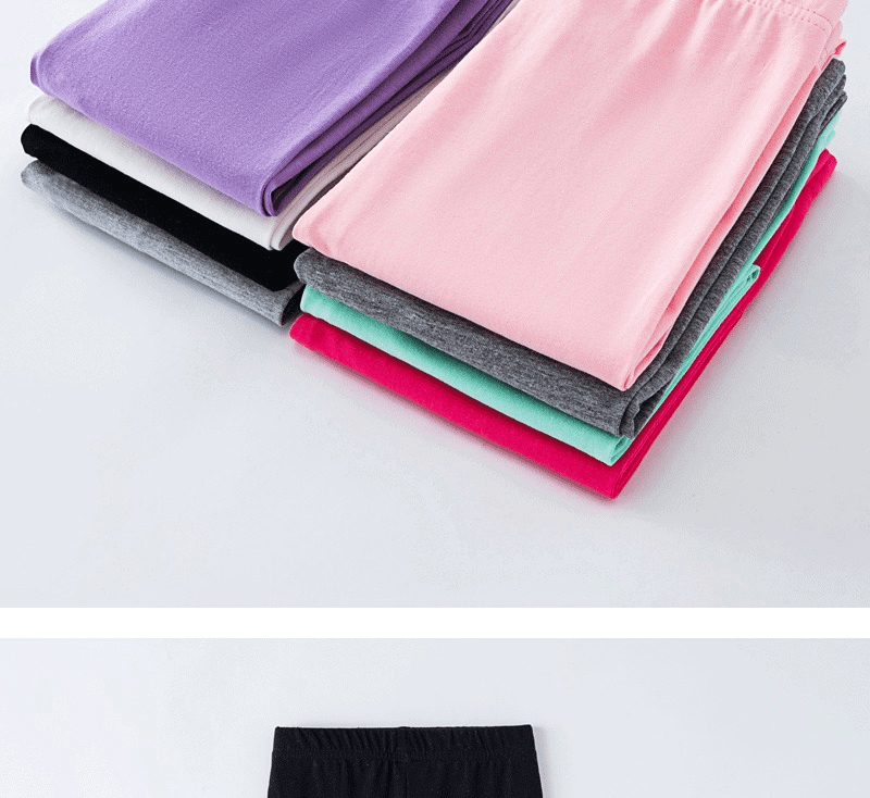 Thumbnail: Girls' Leggings For Spring And Summer Suitable For Wearing Outside. They Are Thi