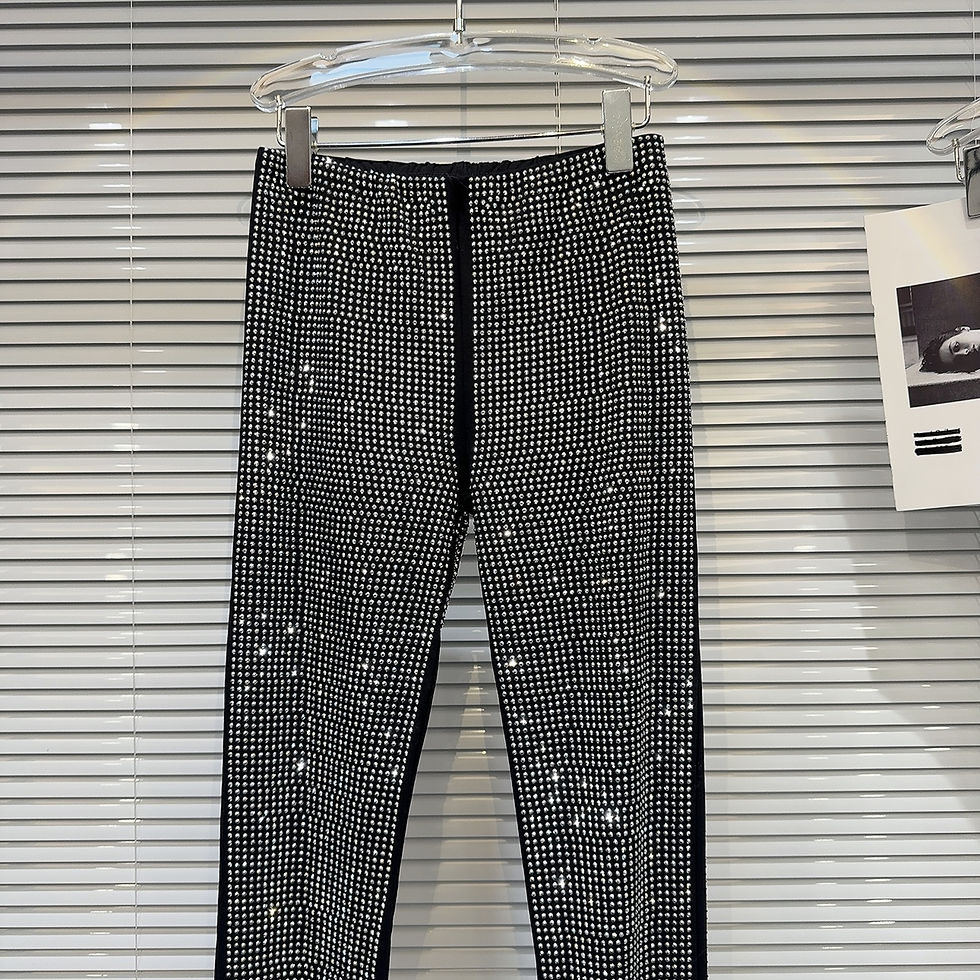 Thumbnail: Women Leggings 2023 Winter Clothes New Fashion Heavy Industry Full Body Hot Rhin