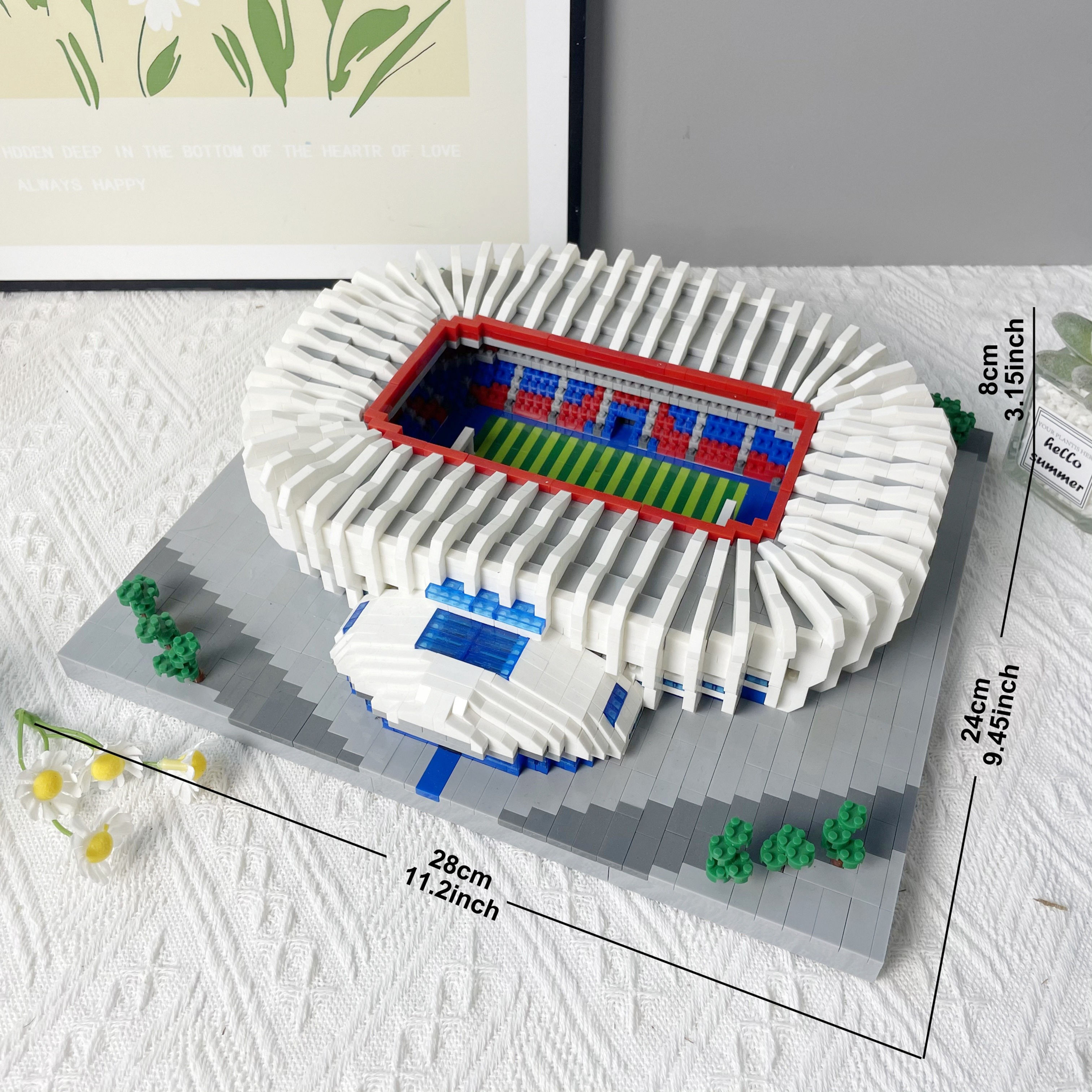 4699 particles high difficulty assembled building block model, world-renowned gy