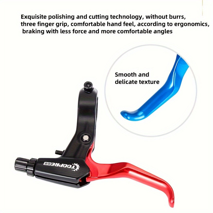 Thumbnail: Ultra Light Mountain Bike Brake Handle - V Brake/Disc Brake, Aluminum Alloy Hydr