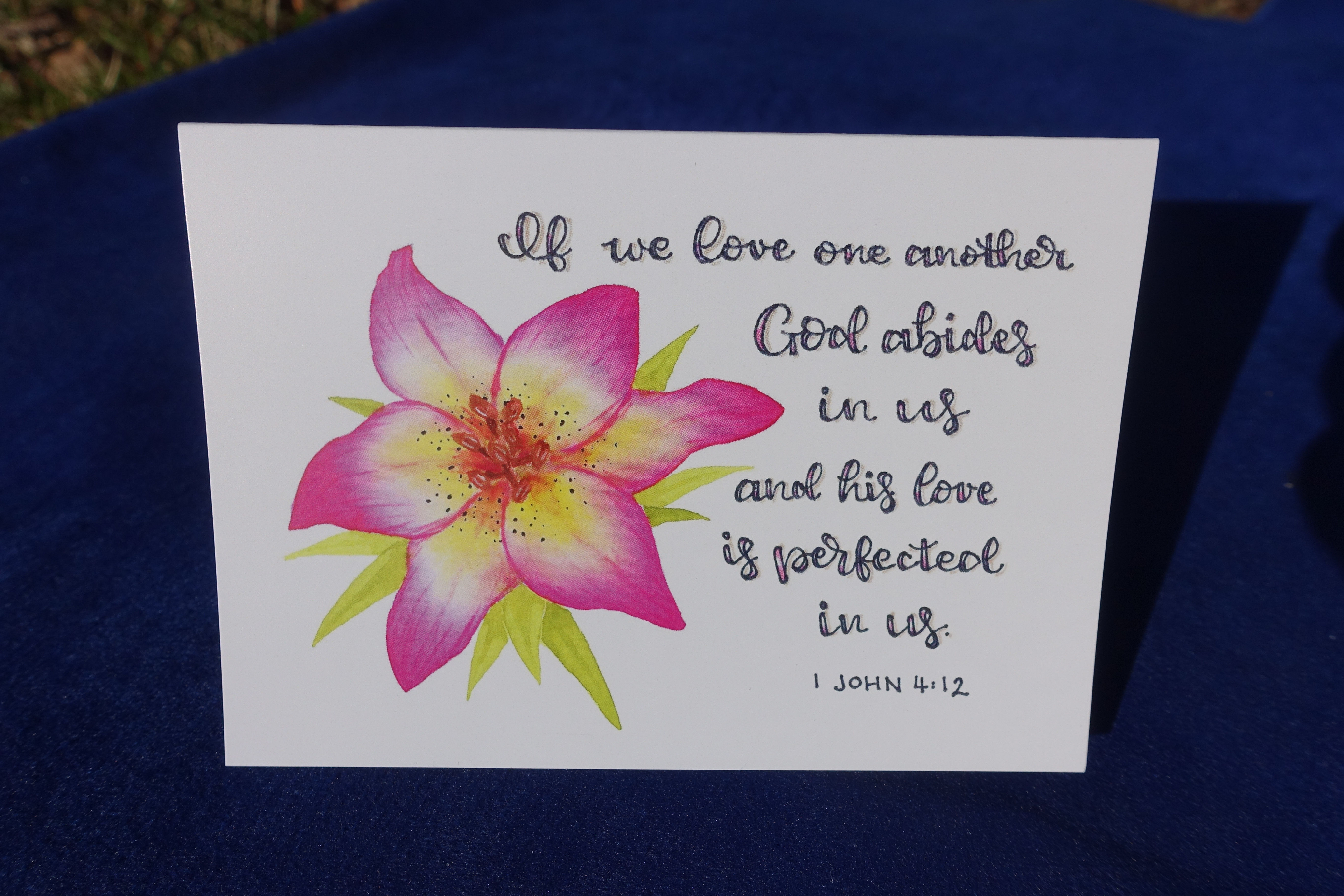 God Abides in Us Card