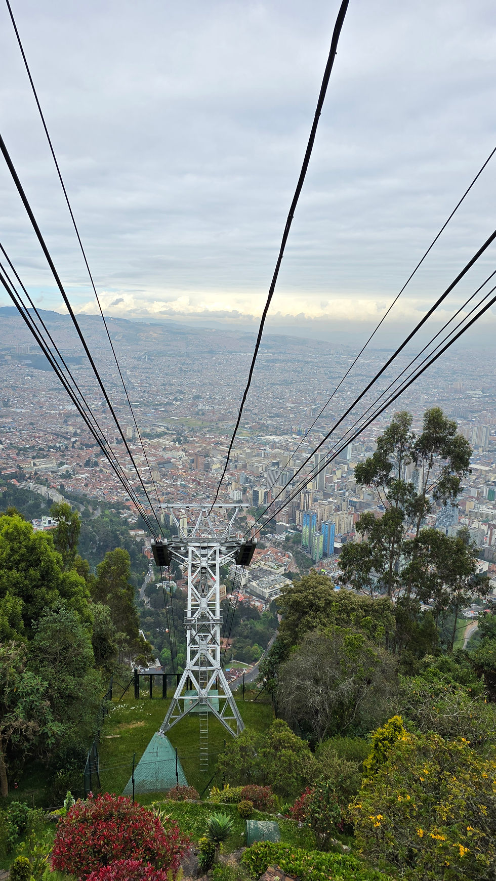 Bogotos panorama nuo Monserrate kalno (Cerro de Monserrate)