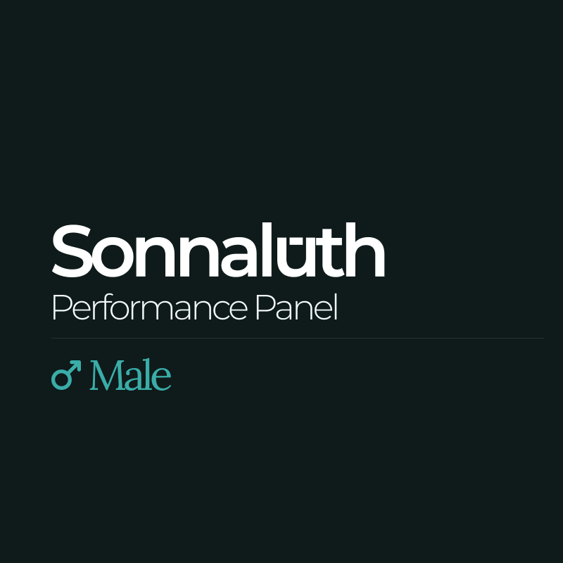 Sonnaluth performance panel blood test at The Health Lab.