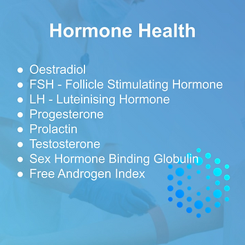 What is included in the Menopause & Hormone Health Blood Test at The Health Lab.