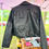 Thumbnail: Adult leather jacket- Womens XL