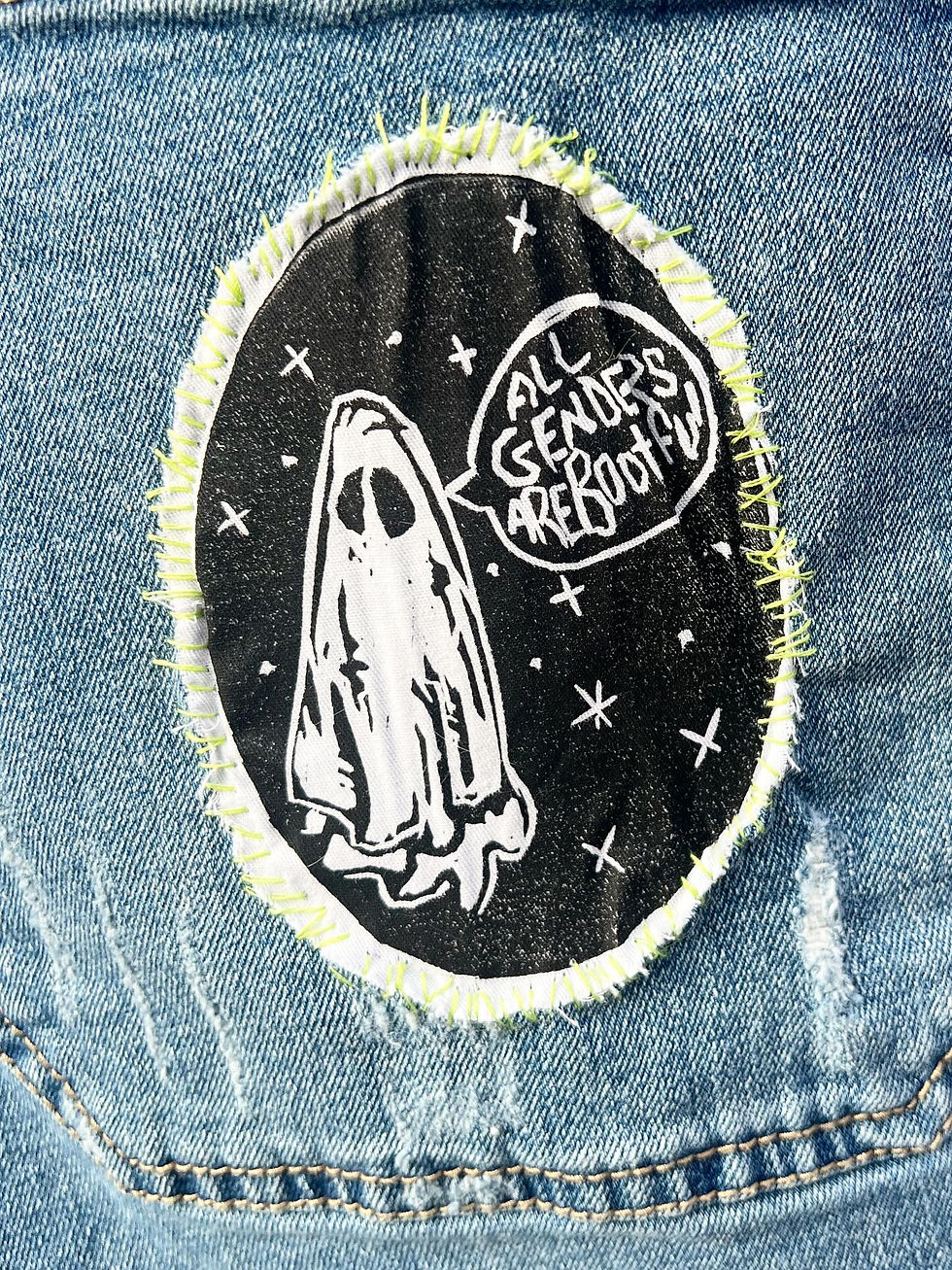 Thumbnail: Adult Witchy Overalls- Womens XXL