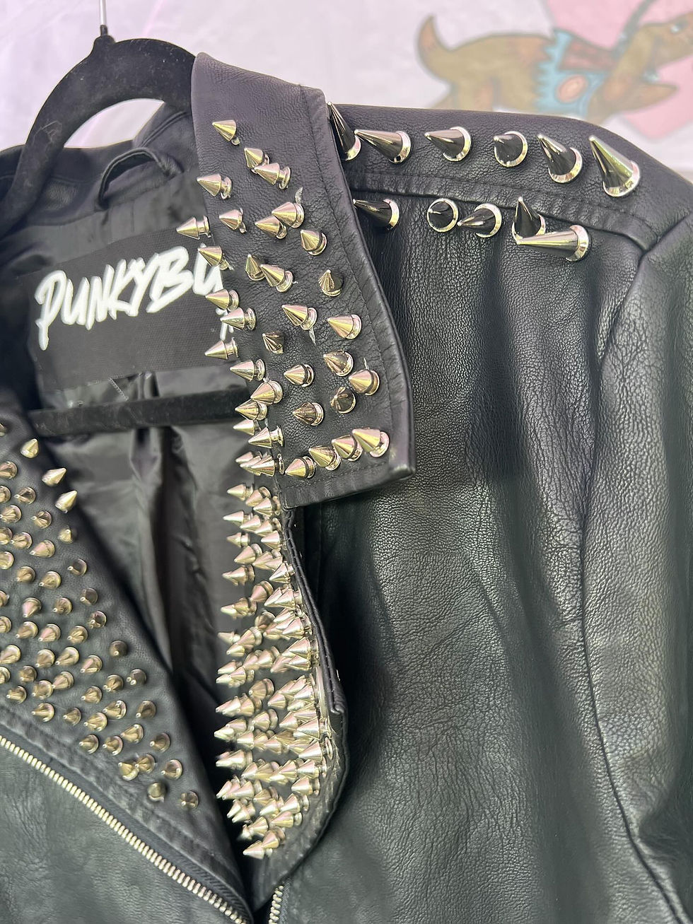 Thumbnail: Adult leather jacket- Womens XL