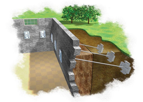 basement cmu wall reinforcement