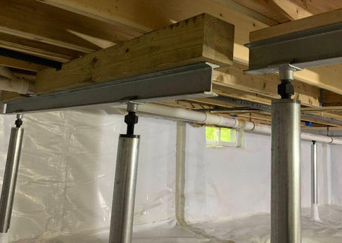 Temporarily Wood Support