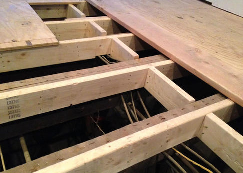 2nd Floor Wood Framing Sister Joists
