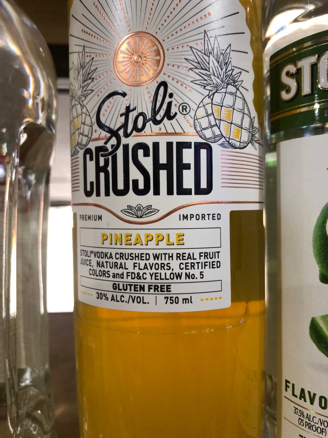 STOLI CRUSHED PINEAPL VDKA 750ML