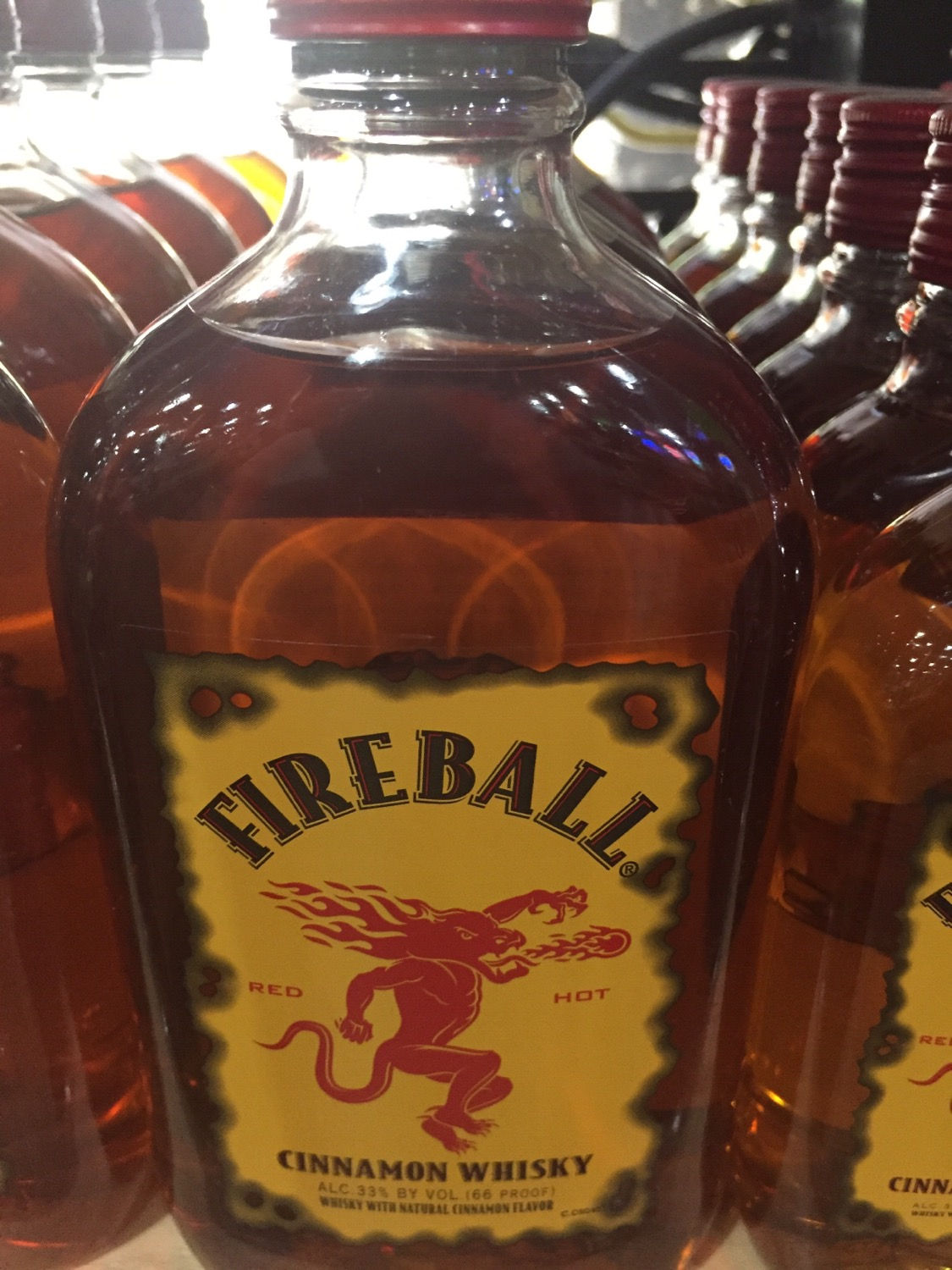 FIREBALL CINNAMON WHISKY 375ML