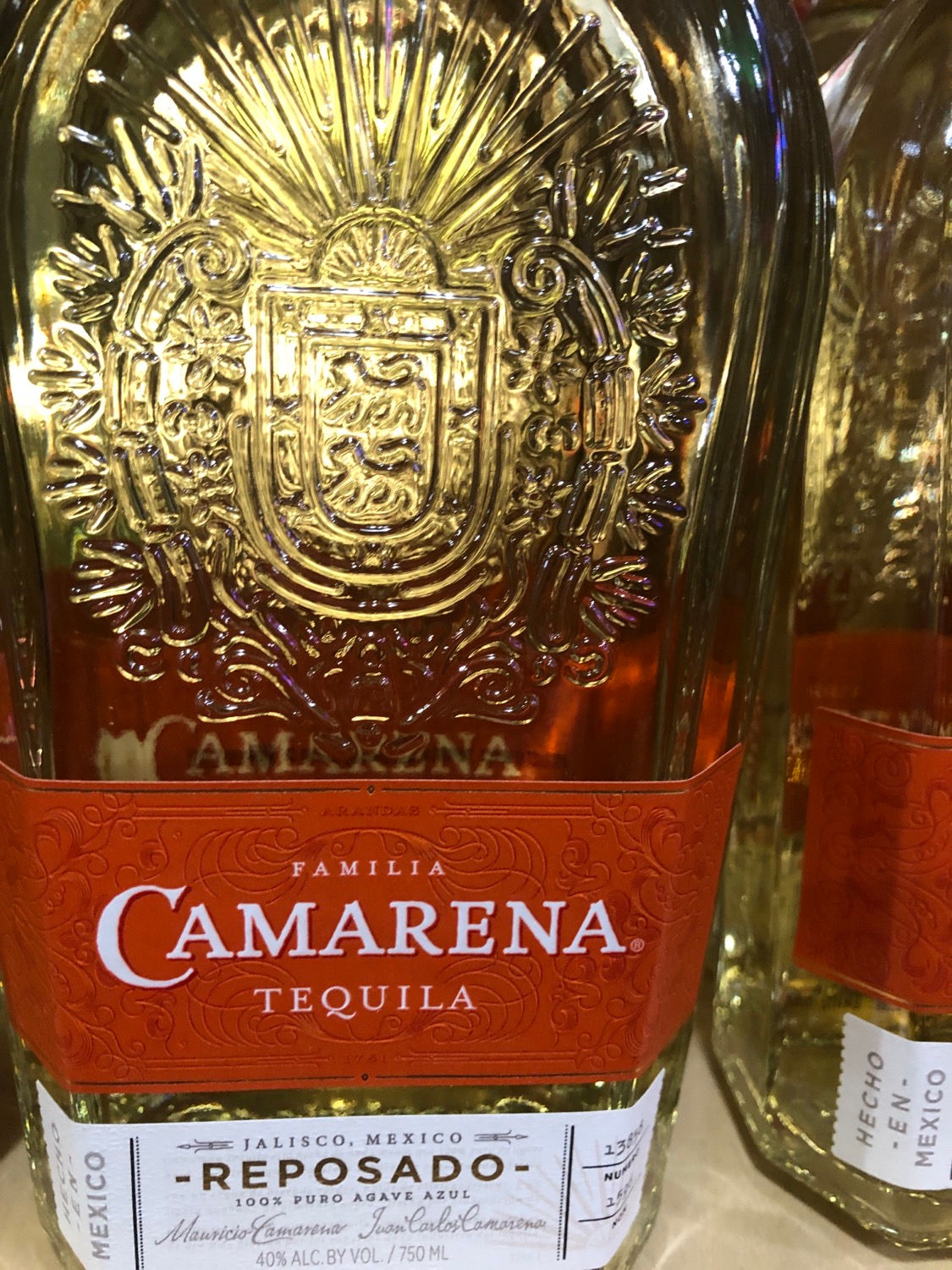 CAMARENA REPOSADO 750ML