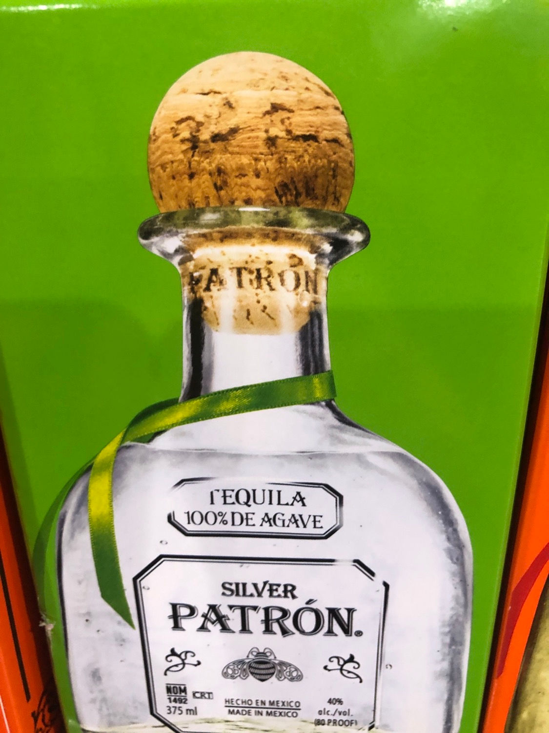 PATRON SILVER TEQUILA 80  375M