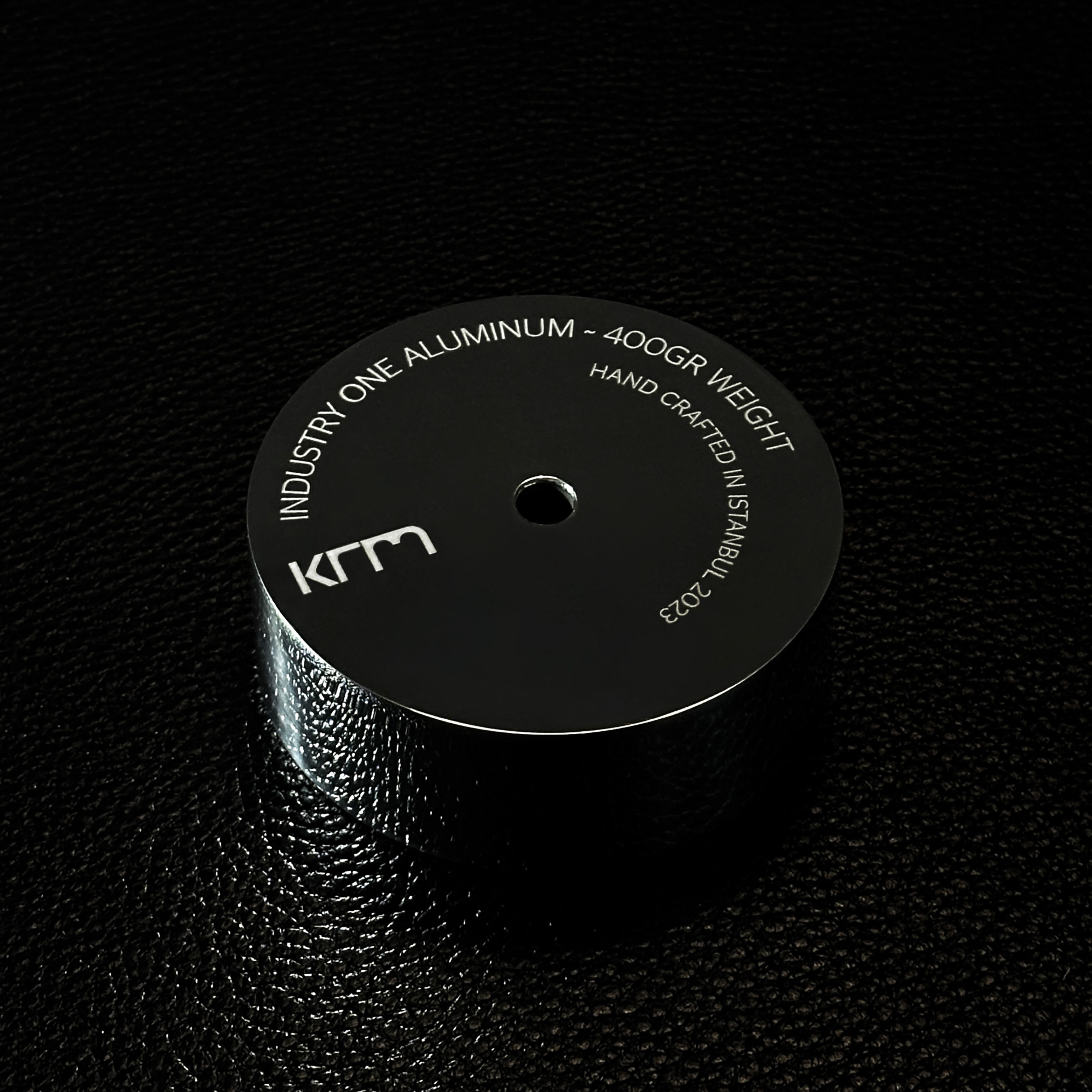 Polished Aluminum Record Weight - 400gr