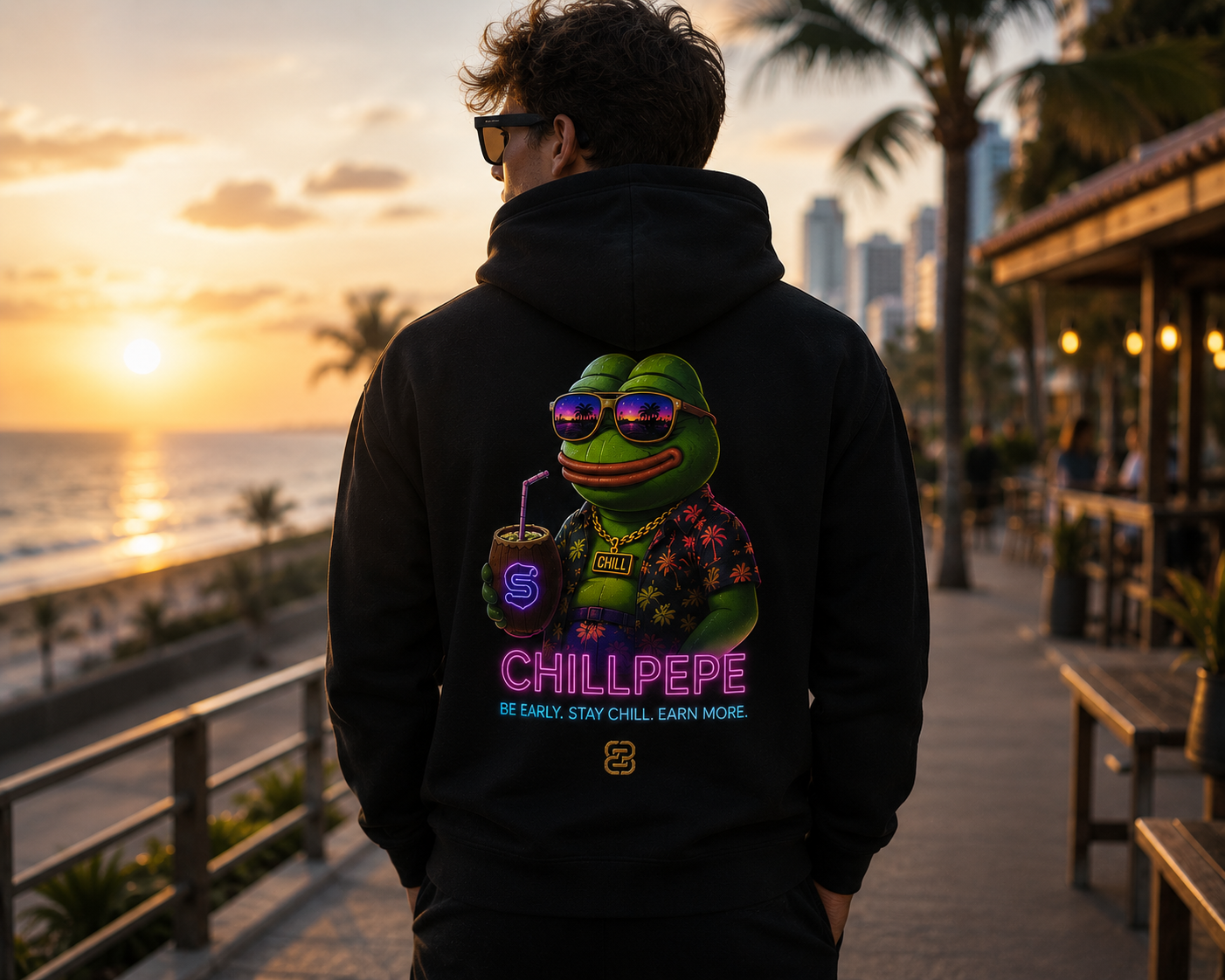 Cyber Sunset Hoodie