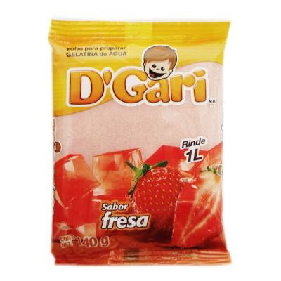 GELATINA GARI FRESA 140 GRS.