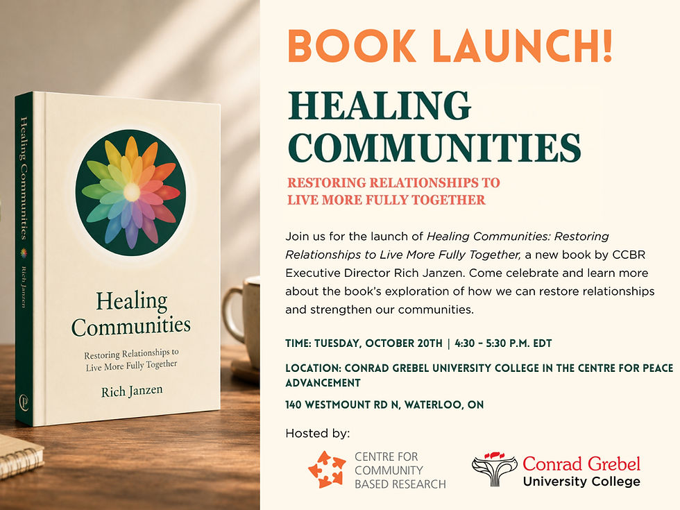 Book Launch: Healing Communities