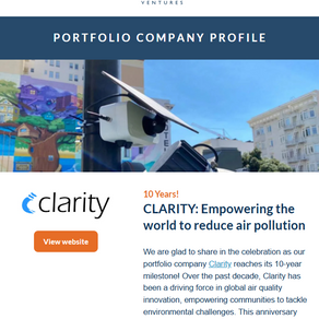 GSV Portfolio Company Profile: Clarity 10 Year Celebration!