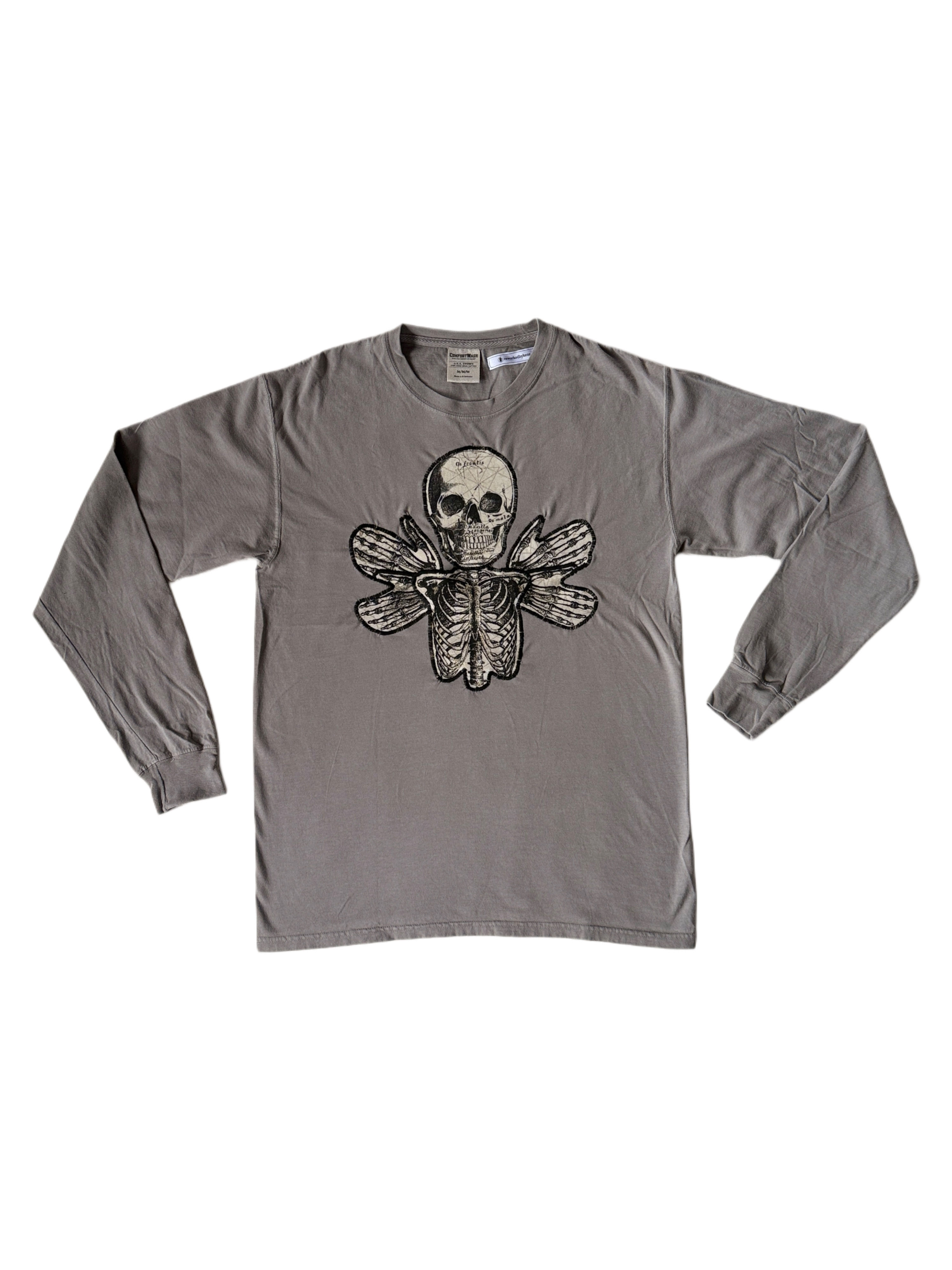 Skeleton Butterfly Longsleeve - Unisex Medium