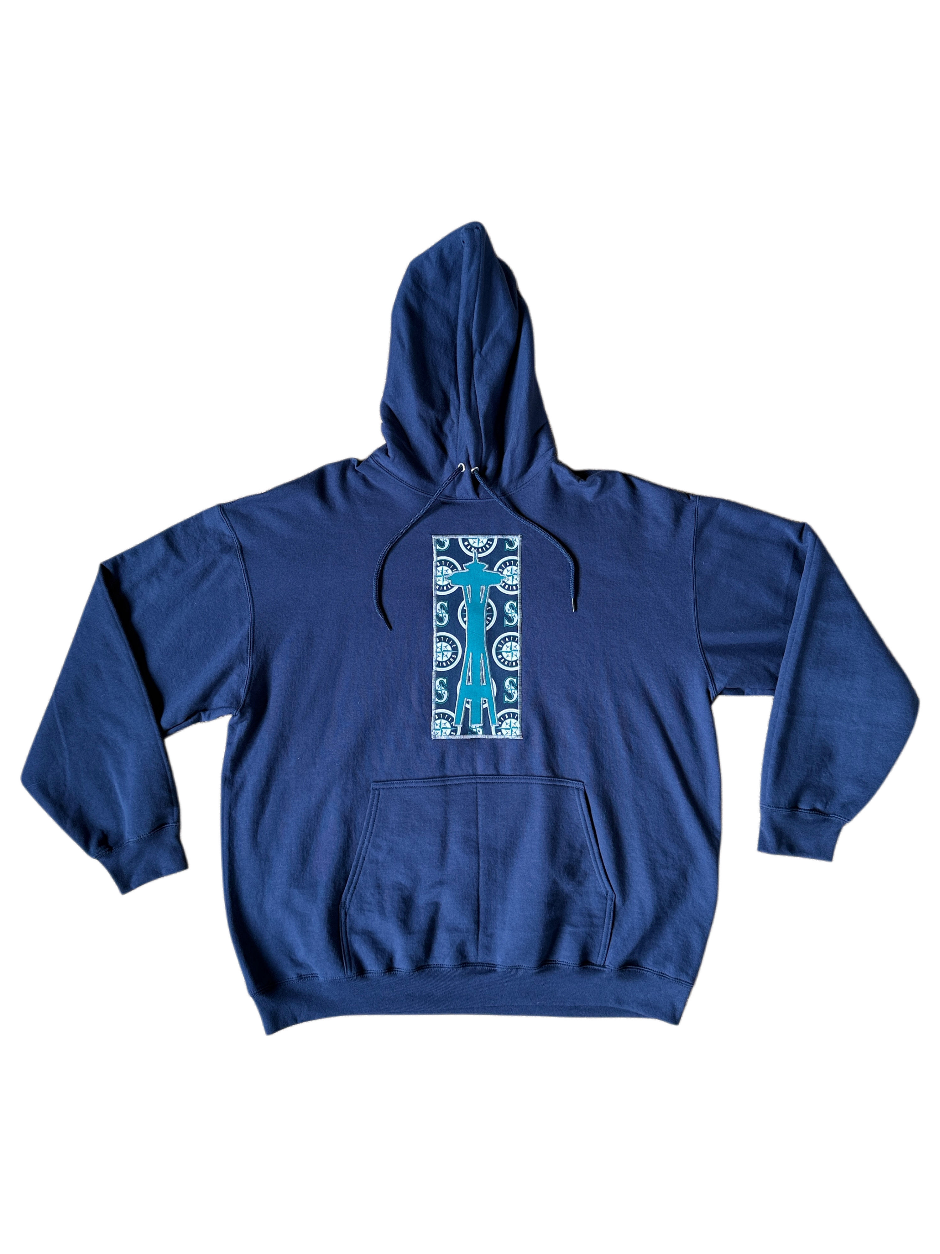 Seattle Patchwork Needle Hoodie - Unisex 2XL