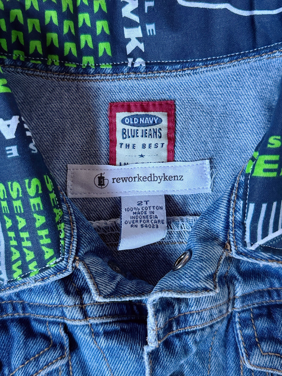 Thumbnail: Patchwork Denim Jacket - 2t