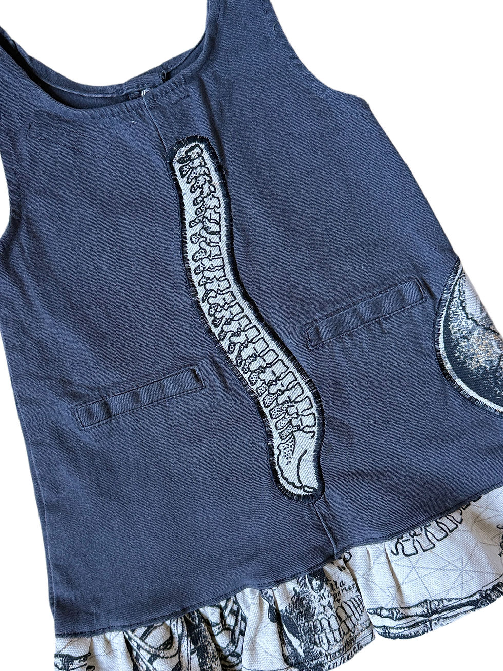 Thumbnail: Skeleton Overall Dress - 24 months