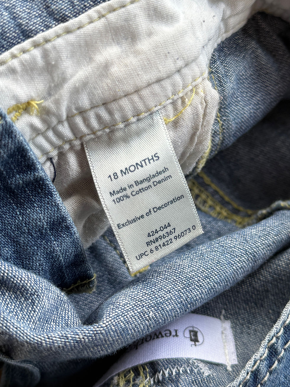 Thumbnail: The Who Patchwork Denim Overalls - 18 months