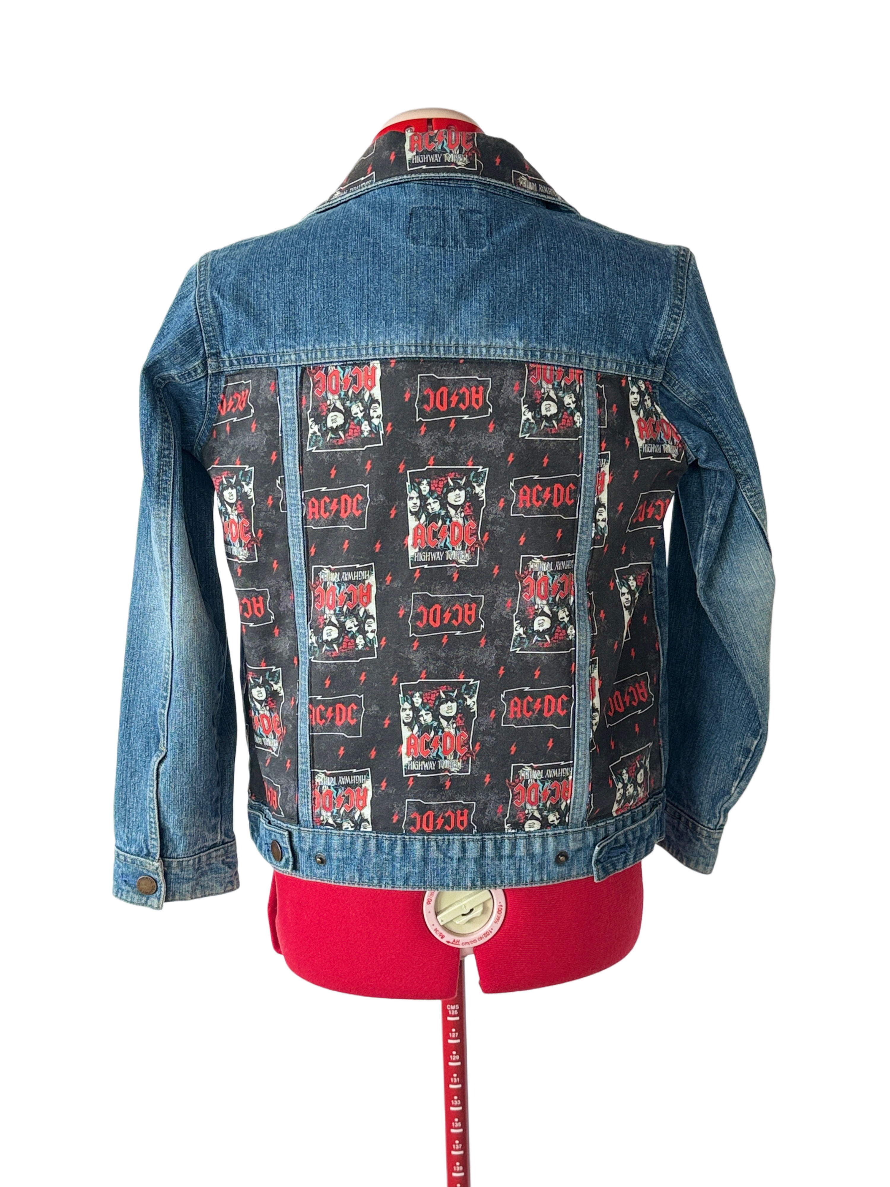 AC/DC Patchwork Denim Jacket - Women's Medium