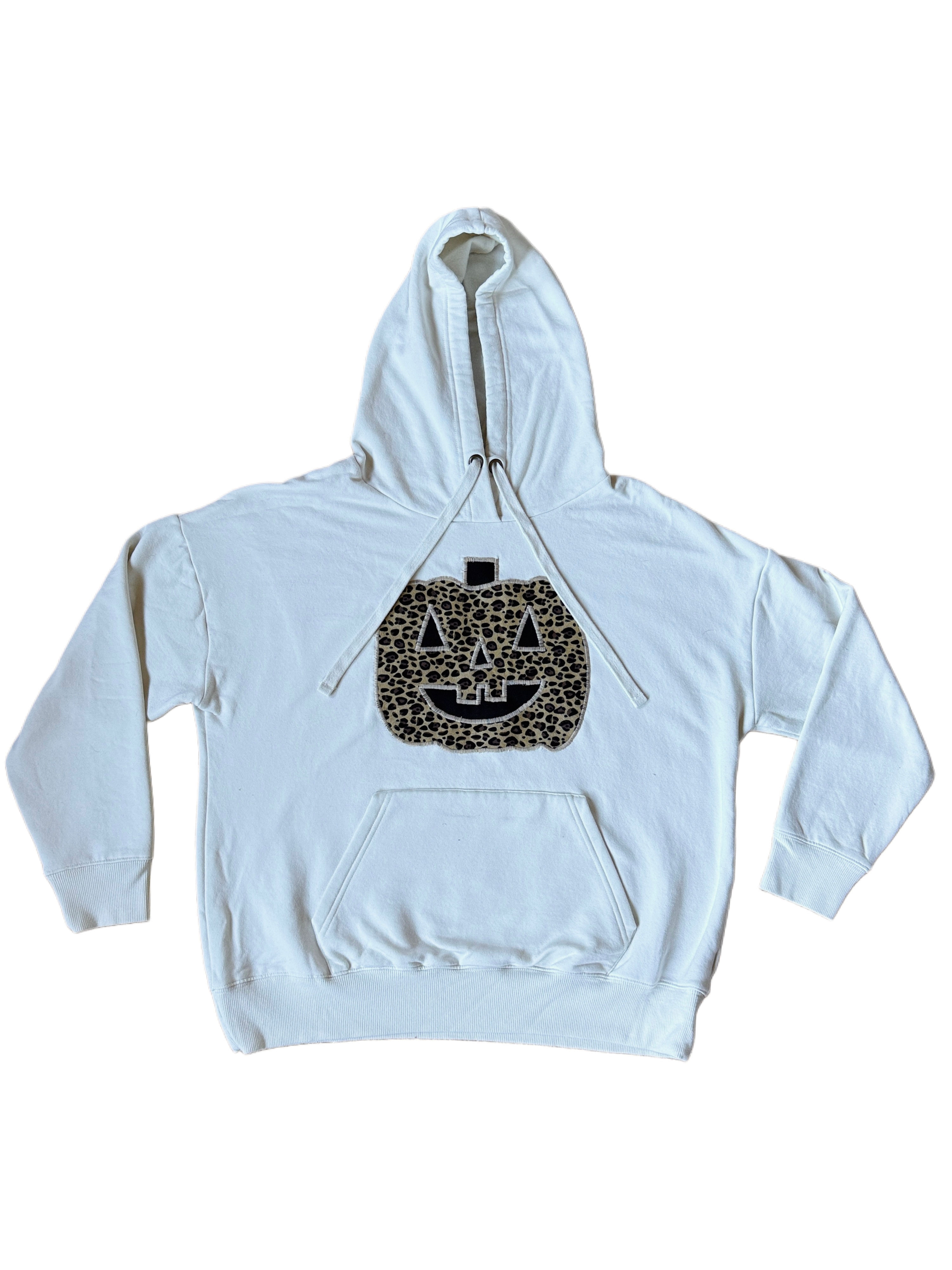 Cheetah Print Pumpkin Hoodie - Women’s Large