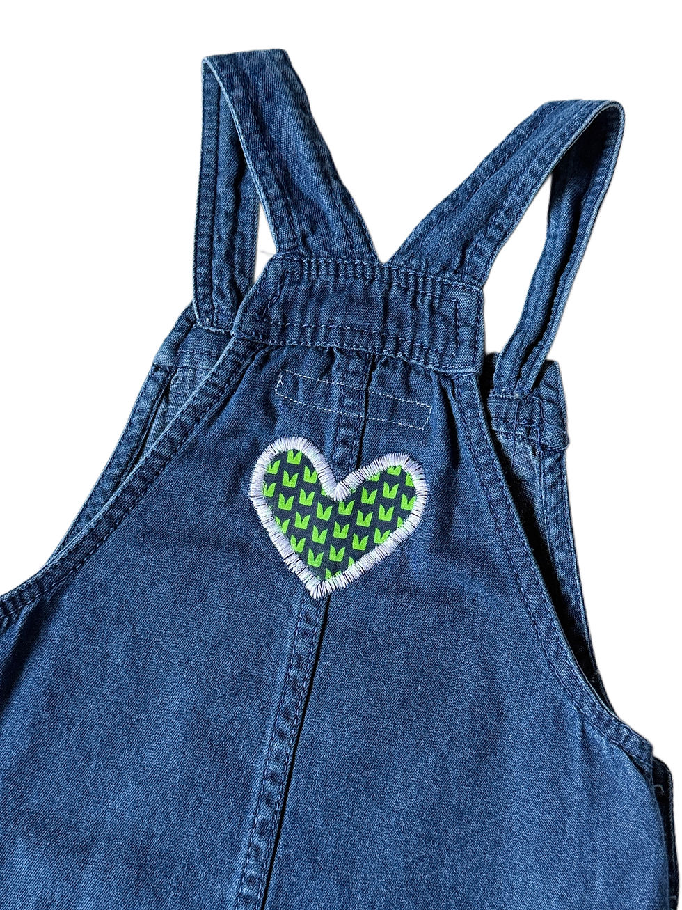 Thumbnail: Patchwork Overall Dress - Girls 3t