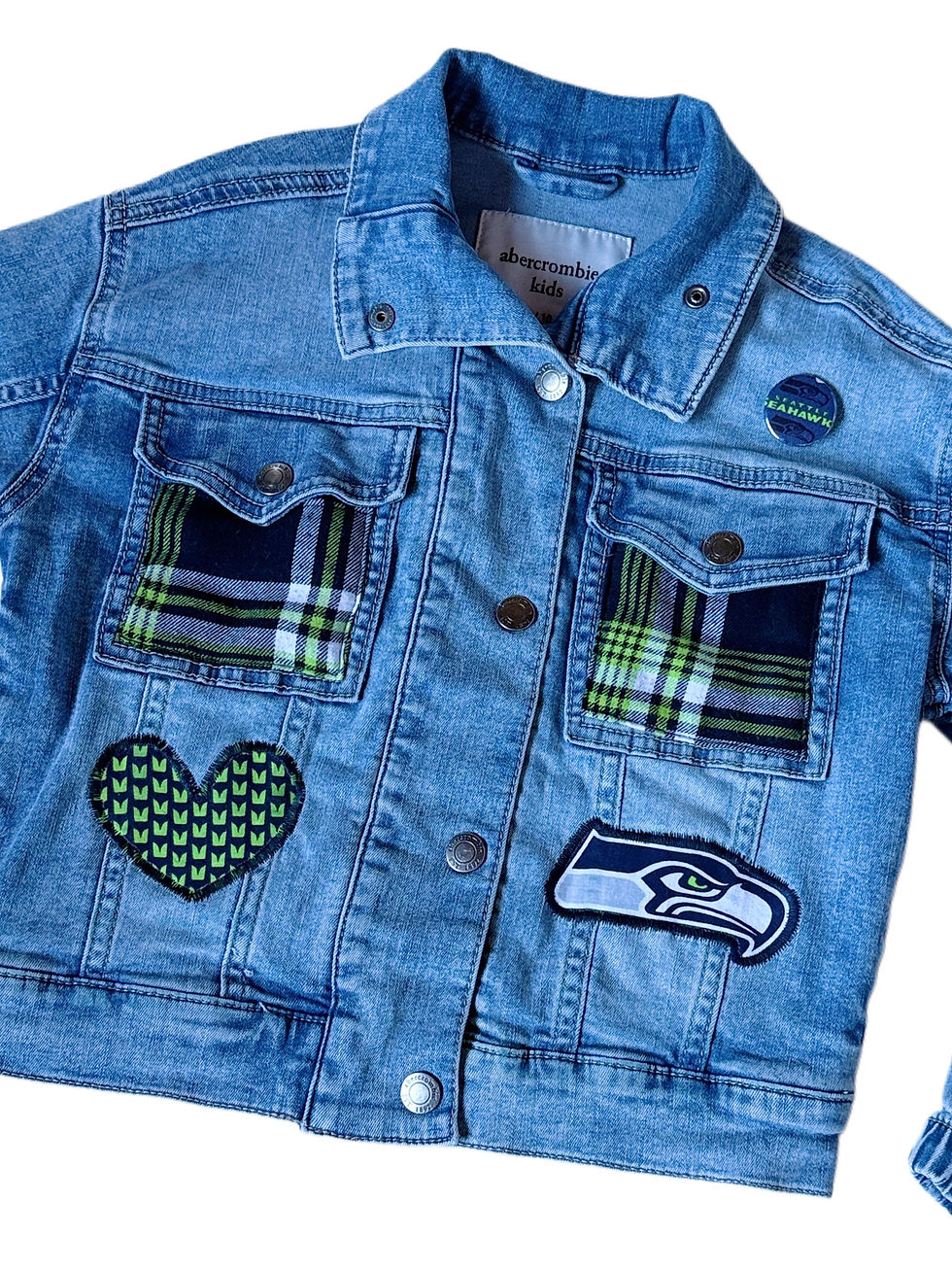 Thumbnail: Patchwork Denim Jacket - Girls 9/10