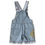 Thumbnail: Winnie the Pooh Patchwork Overall Shorts - 12 months